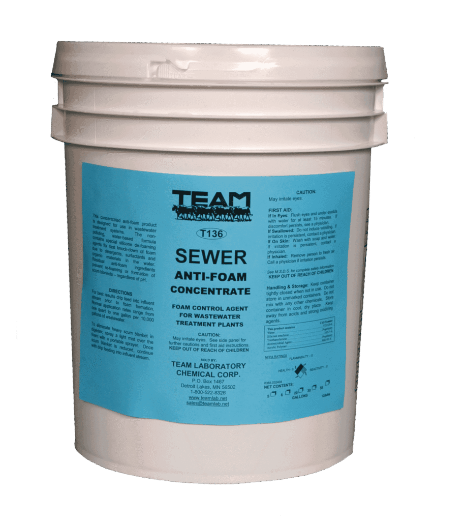 Sewer Anti-Foam from Team Lab