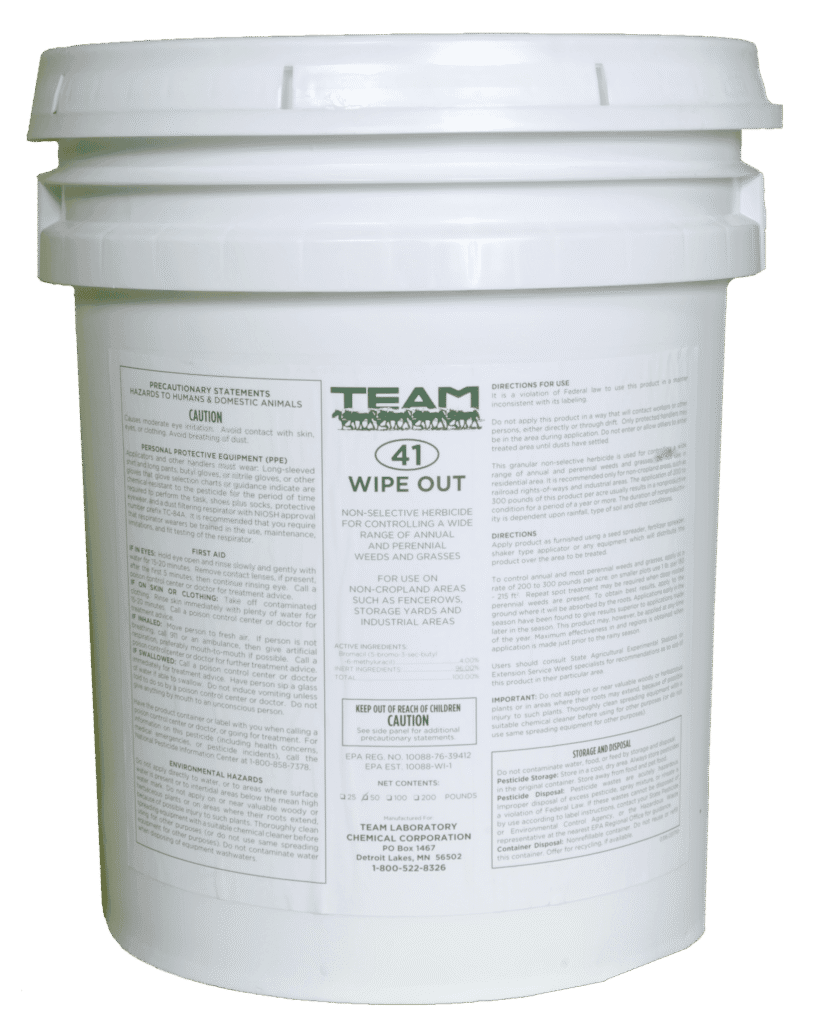 Wipeout Granular Herbicide from Team Lab