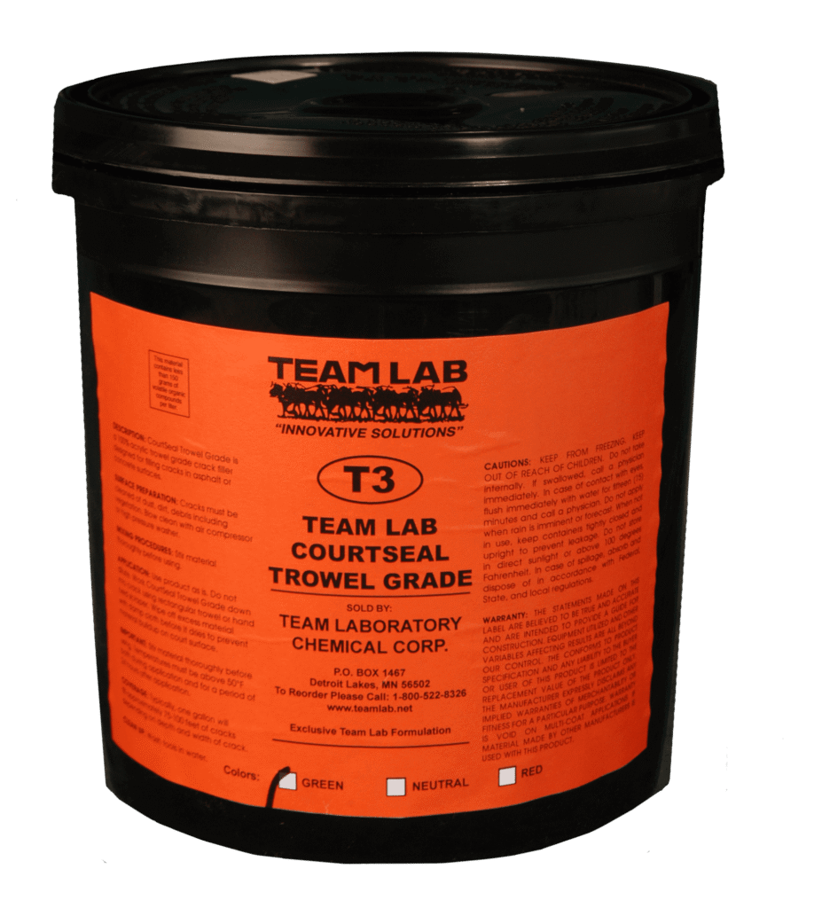 Trowel Grade Courtseal from Team Lab